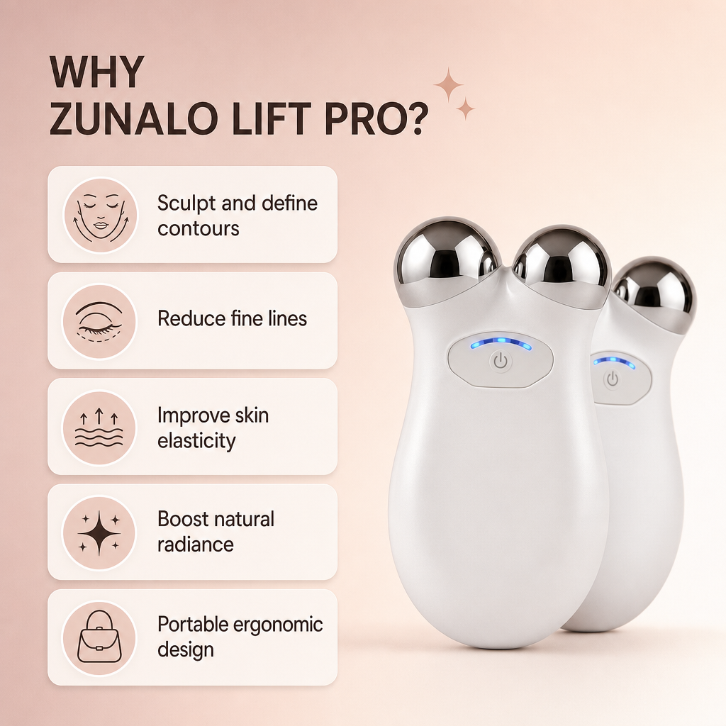 Zunalo Lift Pro — Microcurrent Facial Lifting Device